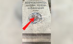 "Strasznie to wygląda". Działał pod osłoną nocy. Nagranie z cmentarza