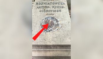 "Strasznie to wygląda". Działał pod osłoną nocy. Nagranie z cmentarza
