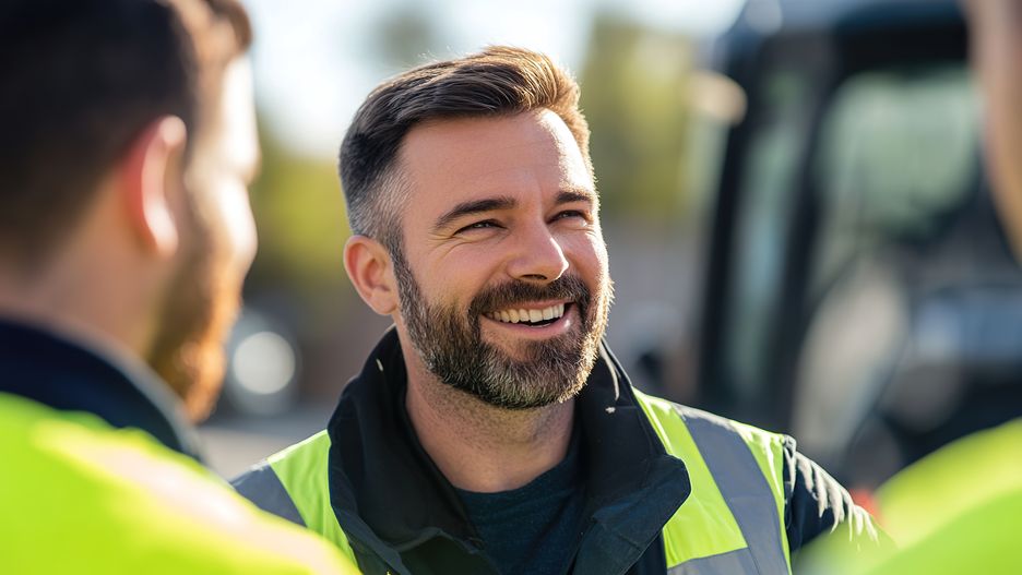 Two male workers in safety vests chat outdoors, enjoying a sunny day.
Two male workers in safety vests chat outdoors, enjoying a sunny day.
alinaandreieva
faces, teamwork, outdoors, activity, partnership, smiling, safety, discussion, project, respect, male, friendly, industry, casual, laughing, active, mutual, outdoor, men, professionals, communication, vests, conversation, social, workers, talking, companionship, summer, labor, sunny, maintenance, construction, collaboration, wear, camaraderie, jackets, people, interaction, socializing, gear, job, site, engagement, environment, yellow, sunlight, faces, teamwork, outdoors, activity, partnership, smiling, safety, discussion, project, respect, male, friendly, industry, casual, laughing, active, mutual, outdoor, men, professionals, communication, vests, conversation, social, workers, talking, companionship, summer, labor, sunny, maintenance, construction, collaboration, wear, camaraderie, jackets, people, interaction, socializing, gear, job, site, engagement, environment, yellow, sunlight