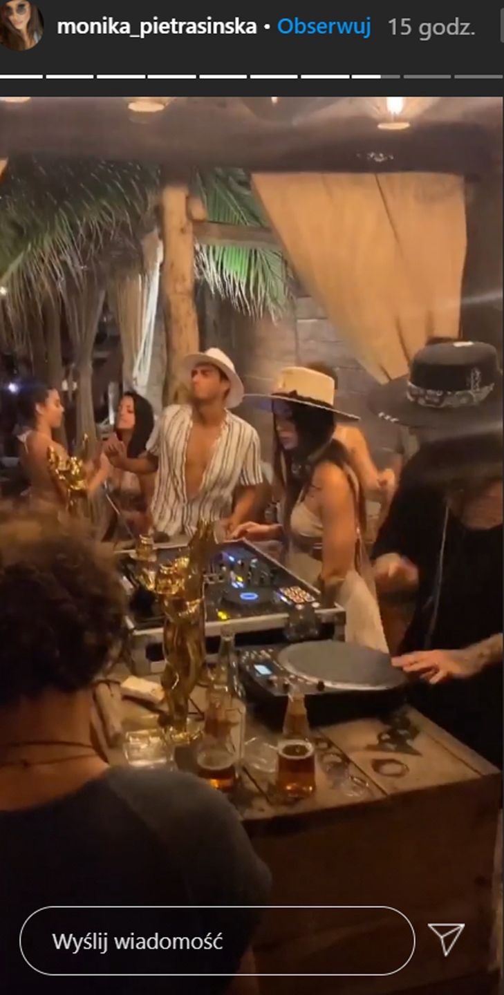 Monika Pietrasińska bawi się w Meksyku