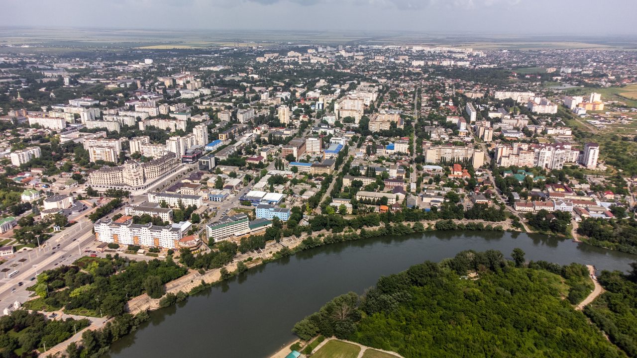 Tyraspol z lotu ptaka 