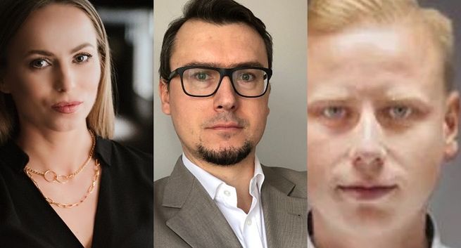 Małgorzata Wojciechowska, Magdalena Mrówczyńska i Michał Kaliński w adrino