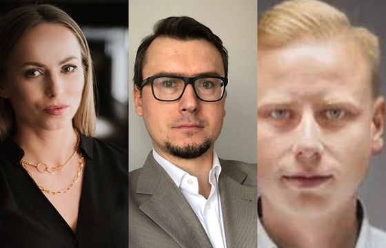 Małgorzata Wojciechowska, Magdalena Mrówczyńska i Michał Kaliński w adrino