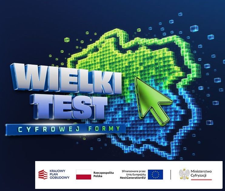 Logo programu "Wielki Test Cyfrowej Formy"