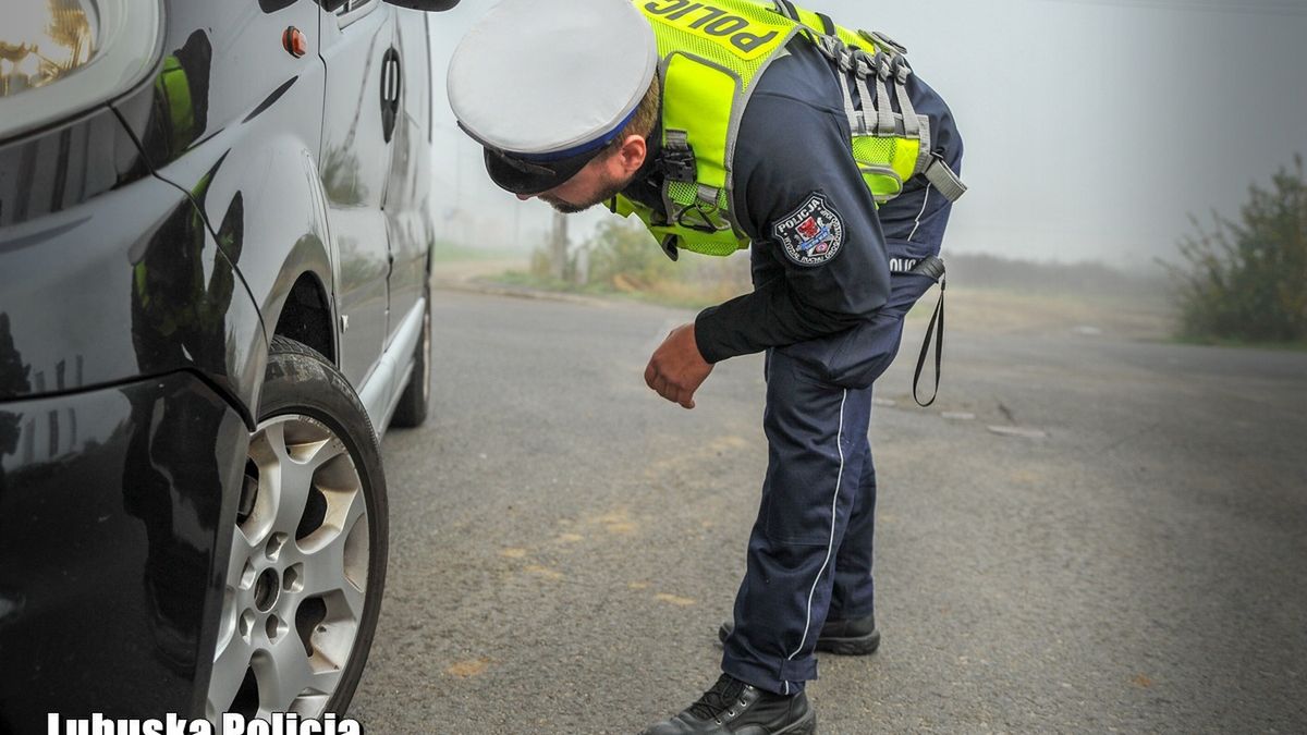 Policjant może skontrolować opony