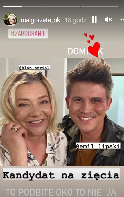 Aktorka pochwaliła się na Instagramie zdjęciem z kandydatem na zięcia