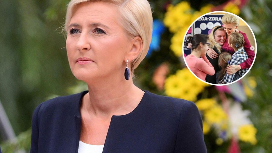 Agata Kornhauser-Duda spotkała się z niepełnosprawnymi intelektualnie 
