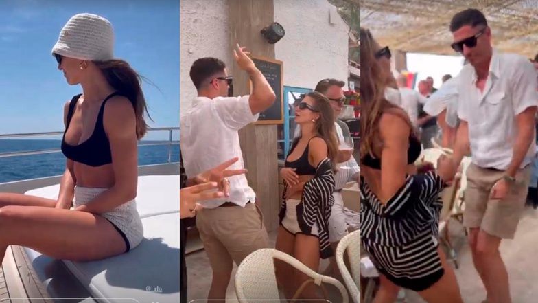 Roztańczeni Anna i Robert Lewandowscy korzystają z życia na kolejnych wakacjach (WIDEO)