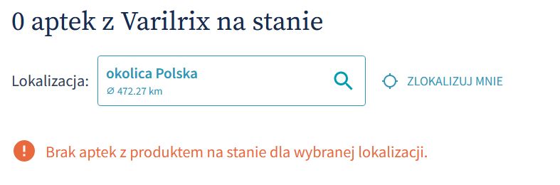 Brak szczepionek w Polsce