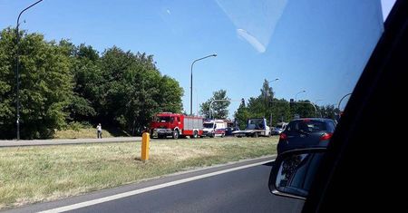 Wypadek na al. Witosa w Lublinie. Wymusił pierwszeństwo