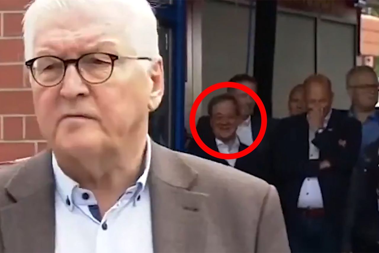 Powodzie w Niemczech. Skandaliczne zachowanie polityka