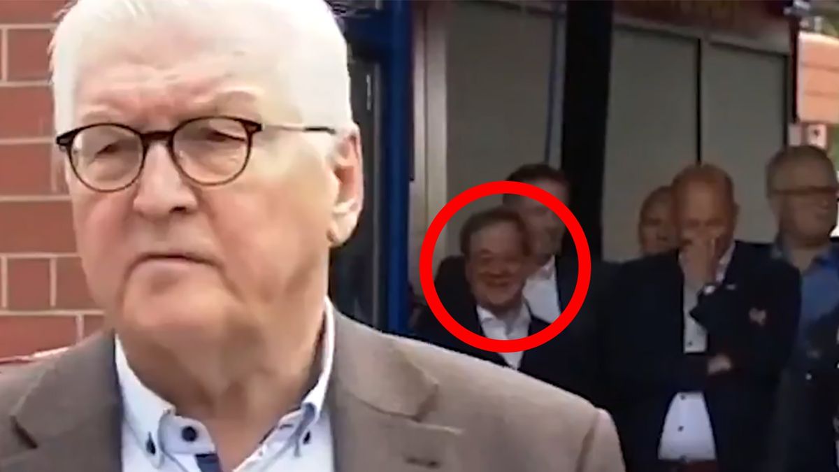 Armin Laschet zdawał się nie przejmować losem poszkodowanych po powodzi