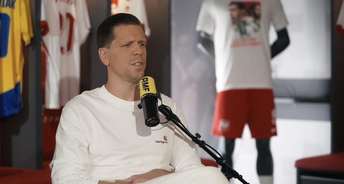 Wojciech Szczęsny podczas rozmowy 