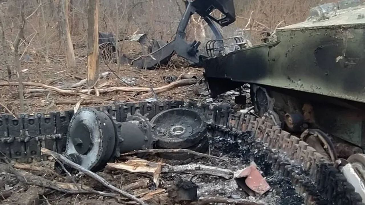 Rosjanie nie mieli litości. Polski Krab zrównany z ziemią