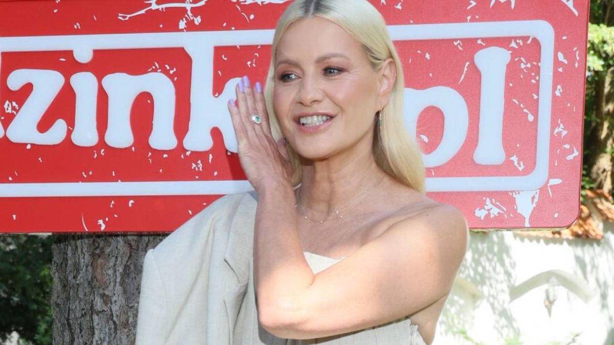 Małgorzata Kożuchowska nosi lawendowe paznokcie 