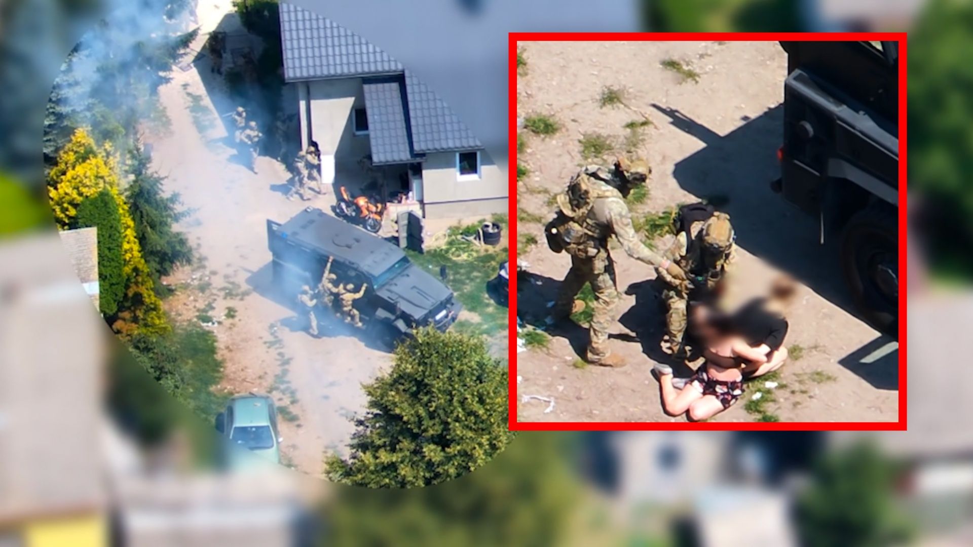 Policja znalazła pół kilograma klefedronu i broń na posesjach