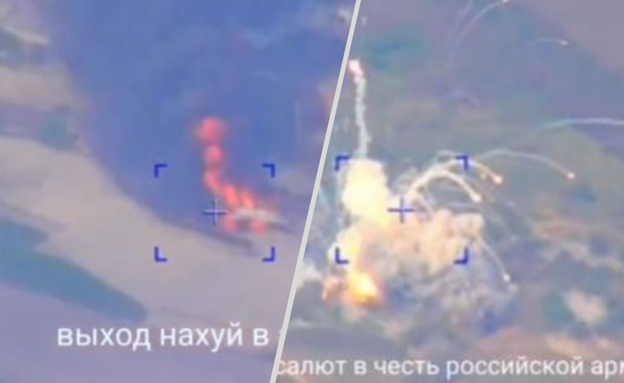 Recordings of the attacks on the Awiatorskie airport