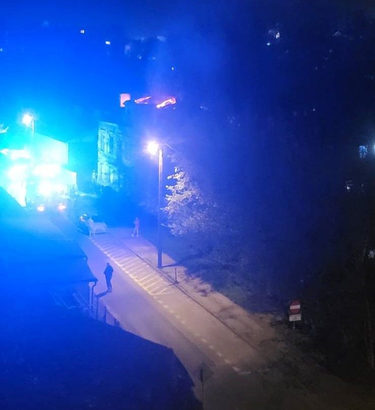 Akcja gaśnicza na ul. Dolnej Panny Marii
