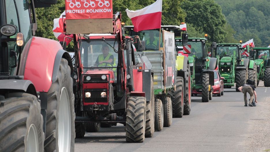 PROTEST ROLNIKOW W KOSZALINIE