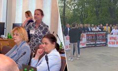 Awantura w Sejmie. Kobieta krzyczała. "Nasze firmy bankrutują!"