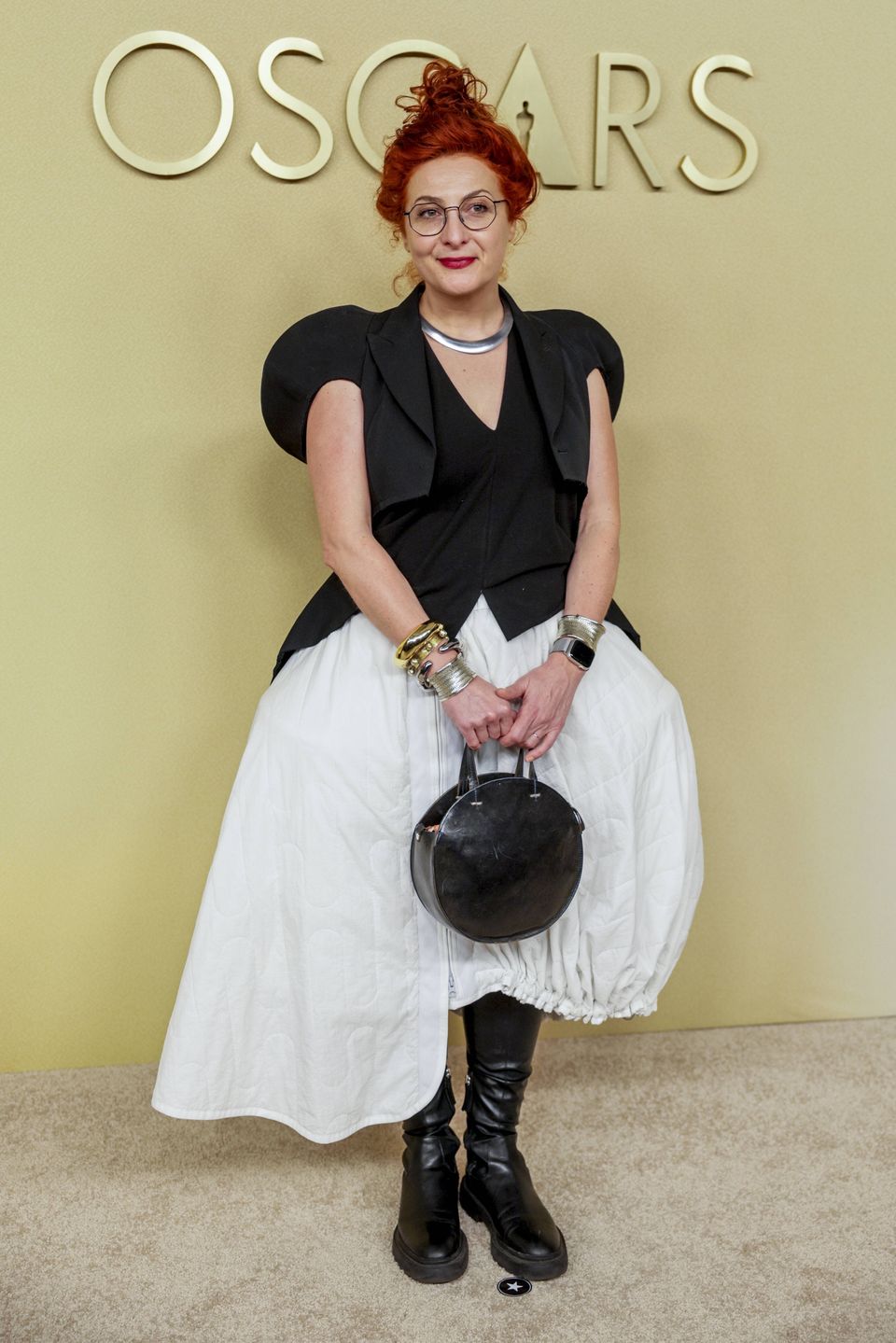 Małgorzata Turzańska w awangardowej kreacji