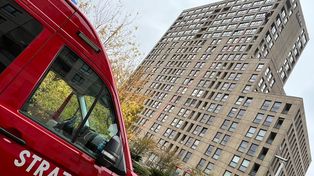 Ewakuacja z dachu Metropolitan Park. Strażacy ćwiczyli na najwyższym wieżowcu mieszkalnym w Lublinie