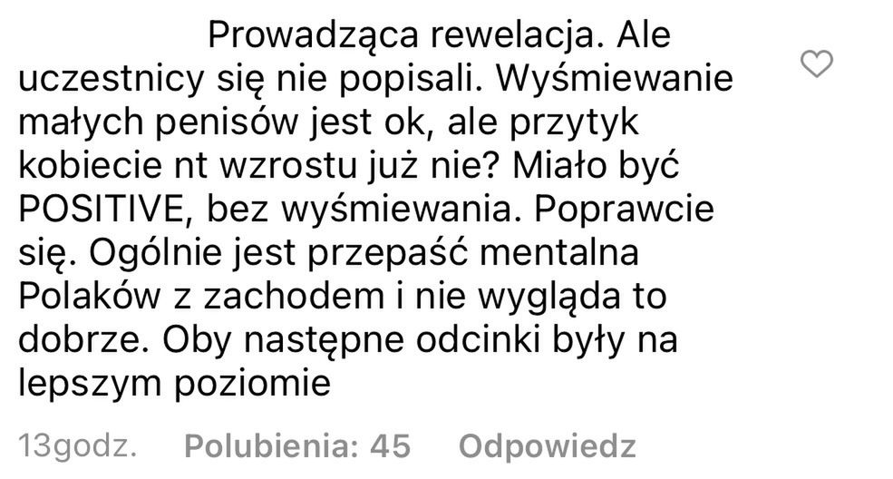 Komentarze fanów
