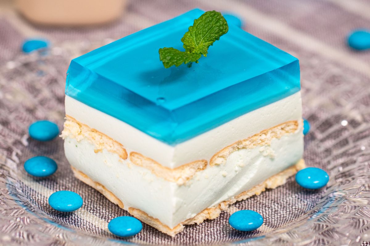 Ciasto Smerfetka bez pieczenia