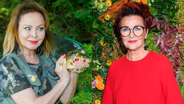 Izabela Trojanowska i Jolanta Kwaśniewska