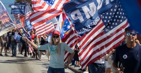 Trump wracał do domu. Tak go przywitali