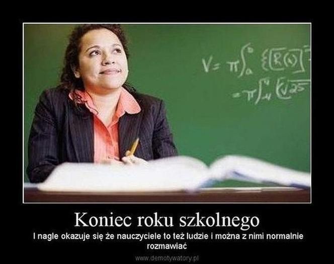 Memy z okazji zakończenia roku szkolnego