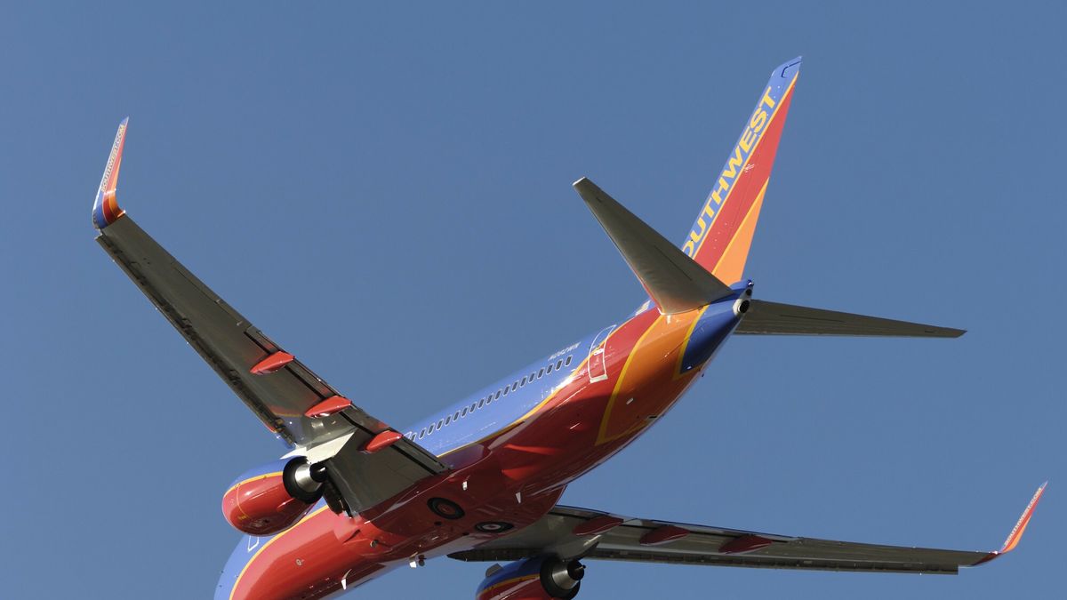 Samolot linii lotniczych Southwest - zdjęcie poglądowe
