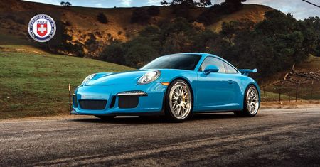 Porsche 911 (991) GT3 na felgach HRE
