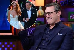 Jon Hamm ożenił się z aktorką poznaną na planie "Mad Men". Oczywiście dużo młodszą