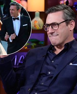 Jon Hamm ożenił się z aktorką poznaną na planie "Mad Men". Oczywiście dużo młodszą