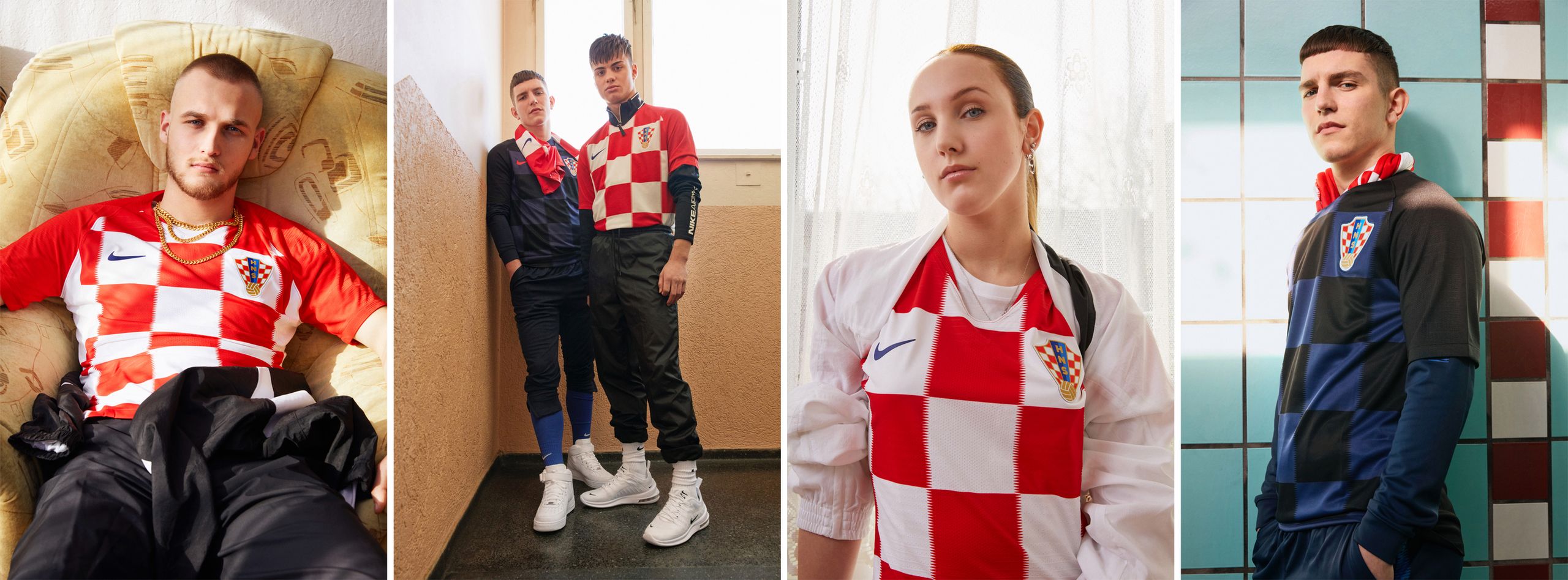 Grzywka od rondla, blokowiska i złote łańcuchy. Nike prezentuje sesję strojów dla Reprezentacji Polski 5