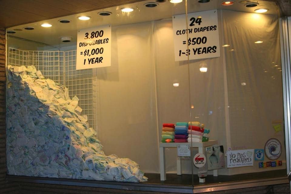 Pieluchy wielorazowe są tańsze