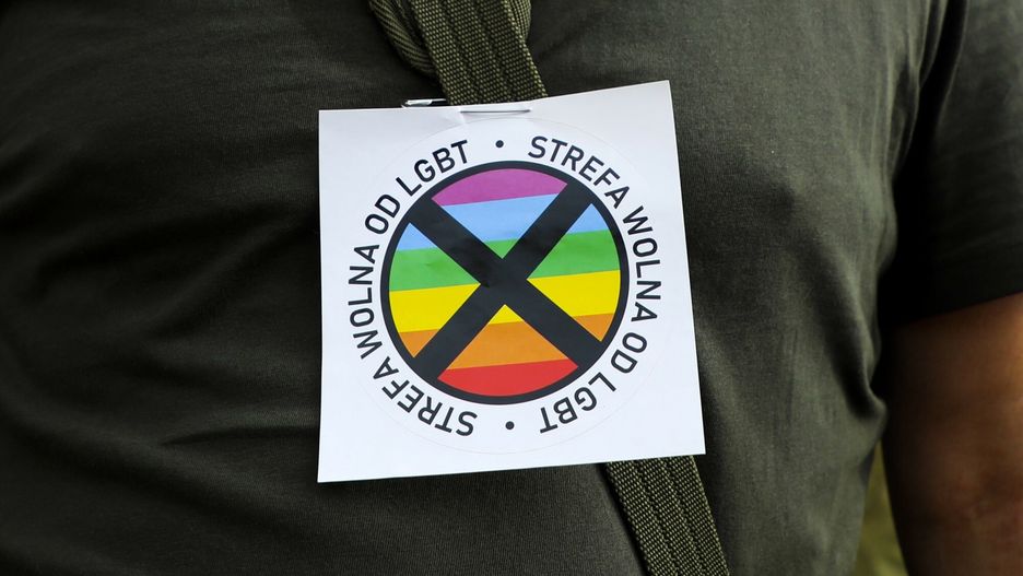 Naklejka "strefa wolna od LGBT"