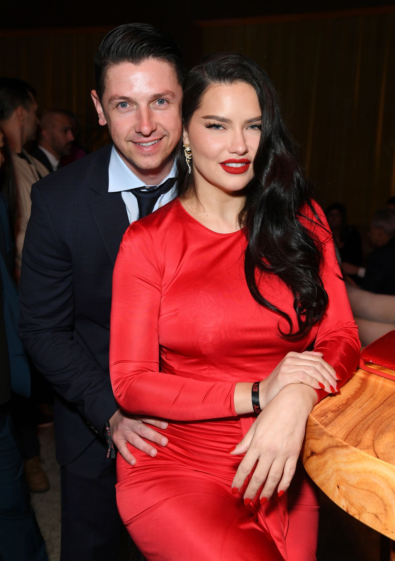 Andre Lemmers and Adriana Lima