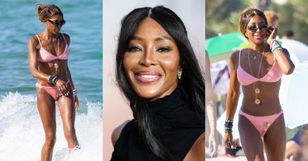 56-letnia Naomi Campbell smaży umięśnione ciało w Saint-Tropez. Jest ogień? (ZDJĘCIA)