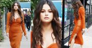 Posągowa Selena Gomez zachwyca kreacją na ulicy Nowego Jorku (ZDJĘCIA)