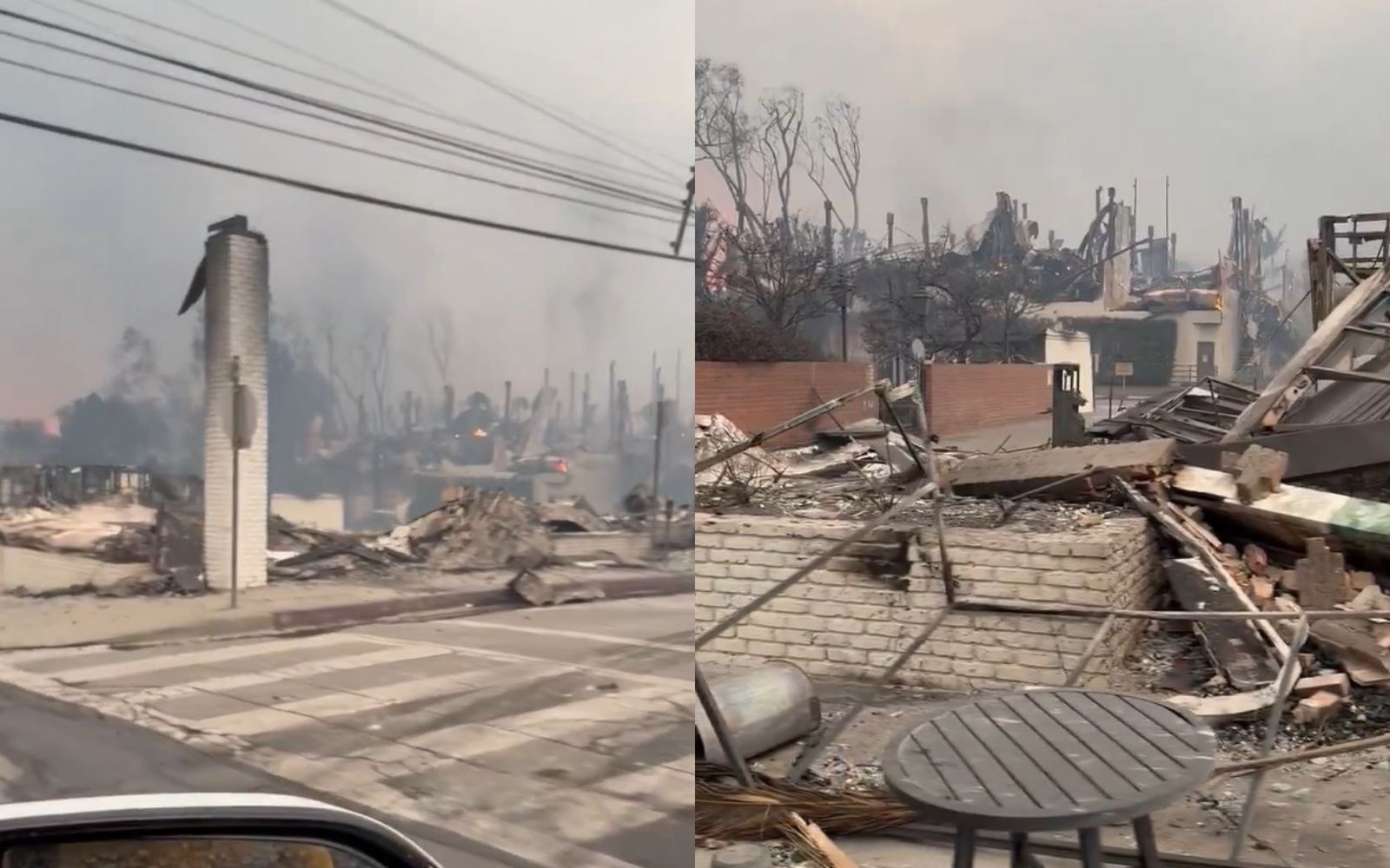 Obrazki z Los Angeles. Tyle zostało z rezydencji po pożarze