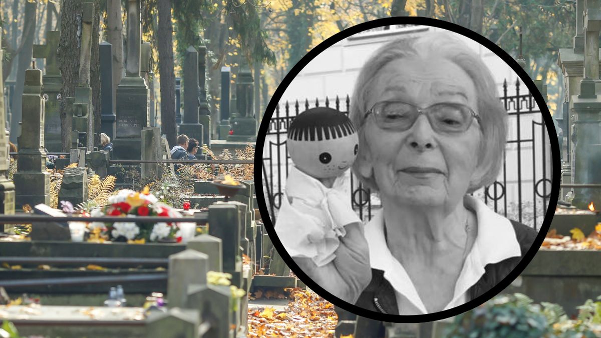Pogrzeb Teresy Olenderczyk znanej z animacji "Jacek i Agatka"