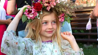Piknik "Wianki nad Wisłą w Grudziądzu". Zabawa w stylu ludowym