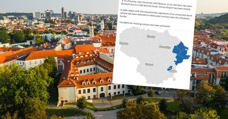 Paraliż Wilna. Alarm powietrzny w mieście