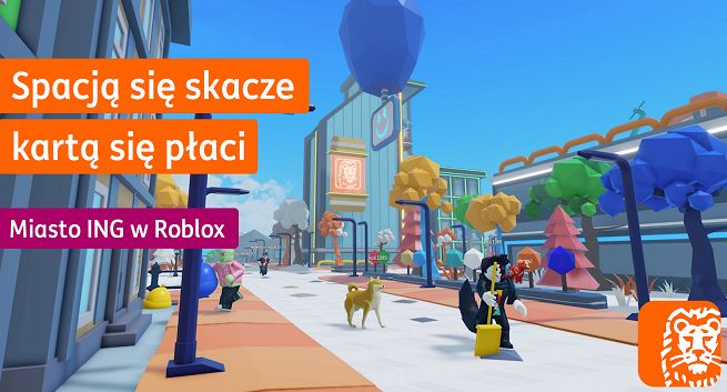 Gong i Game Changer z projektem w przestrzeni metaverse na Robloxie dla ING