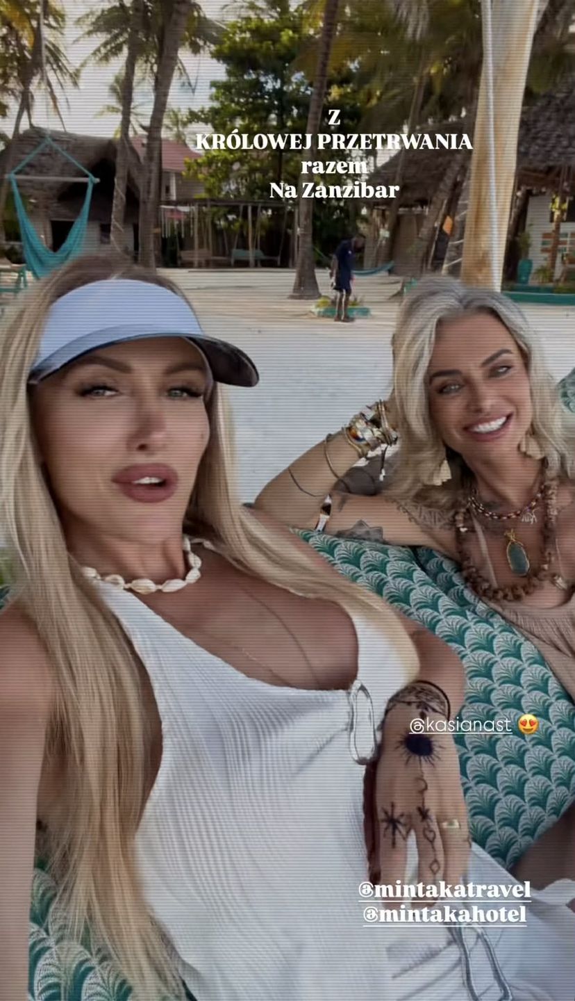 Eliza Trybała wypoczywa na Zanzibarze z Kasią Nast