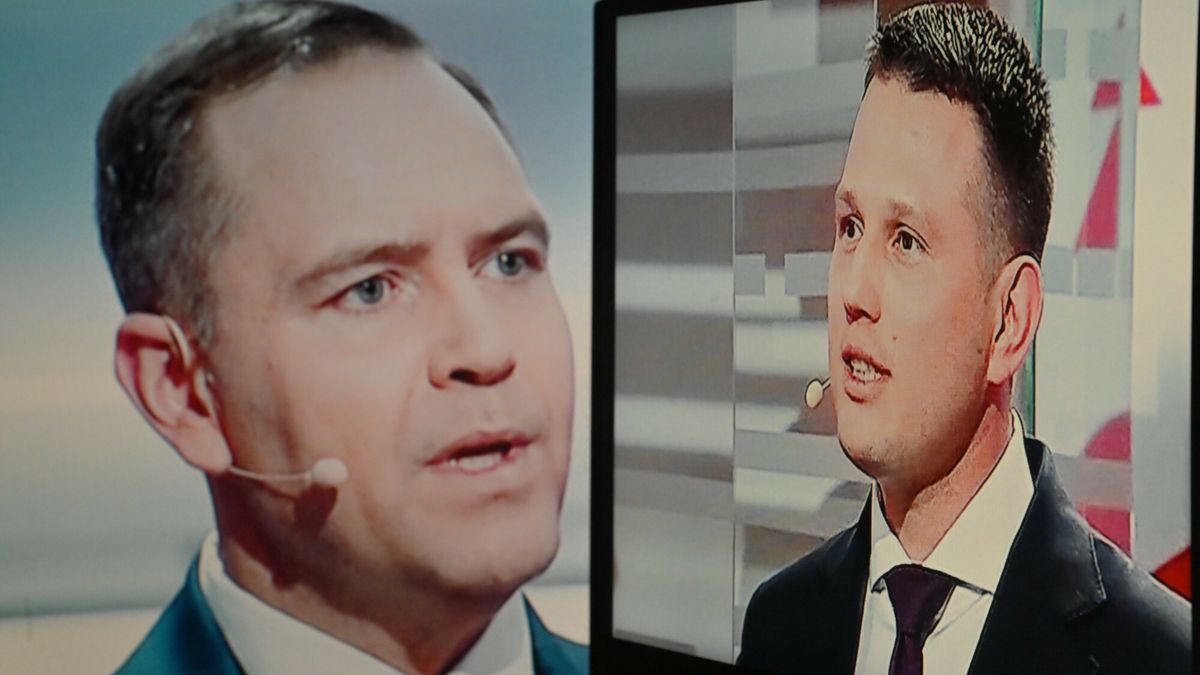 Debata prezydencka w Super Expressie. Mentzen i Nawrocki