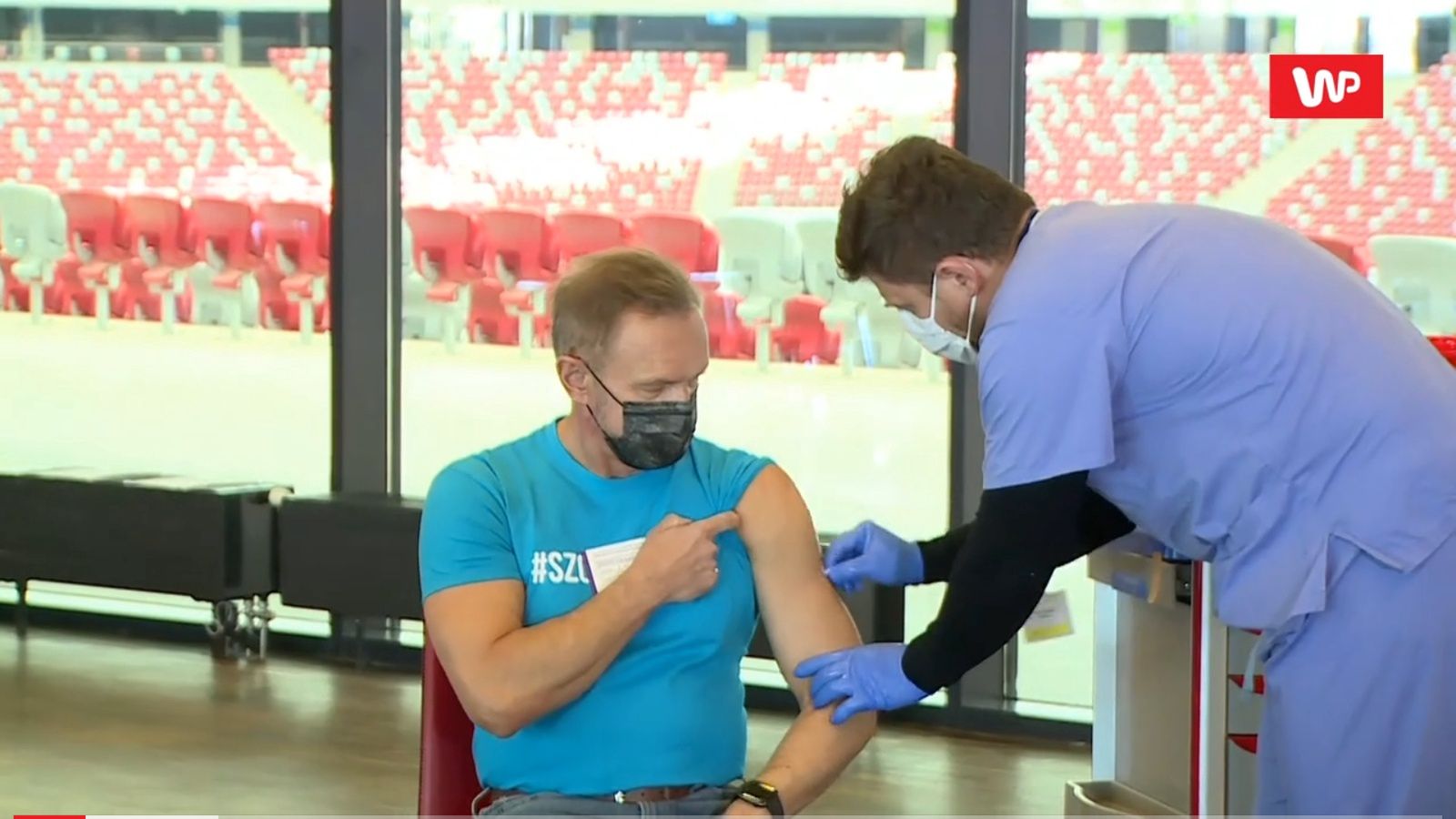 Cezary Pazura po drugiej dawce szczepienia 