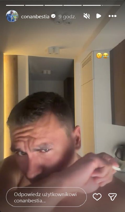 Conan Kaźmierski zachorował